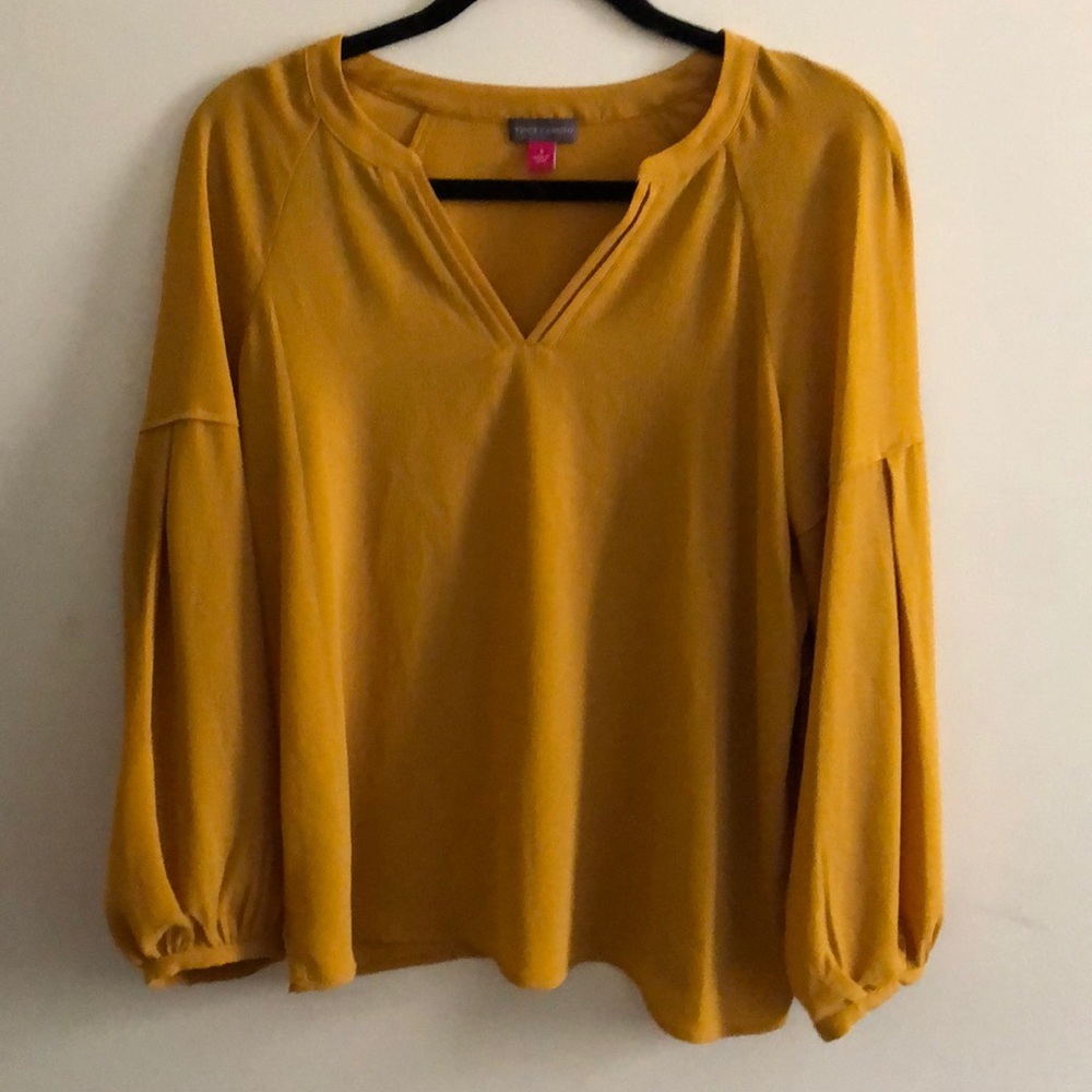 Mustard yellow blouse - Vince Camuto